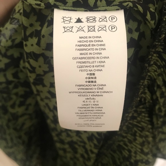 Michael by Michael Kors Green Floral Dress Size Small - Picture 8 of 9